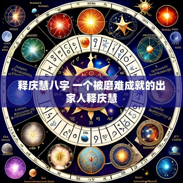 释庆慧八字 一个被磨难成就的出家人释庆慧