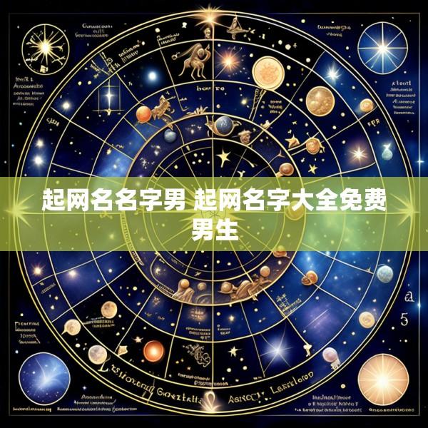 起网名名字男 起网名字大全免费男生