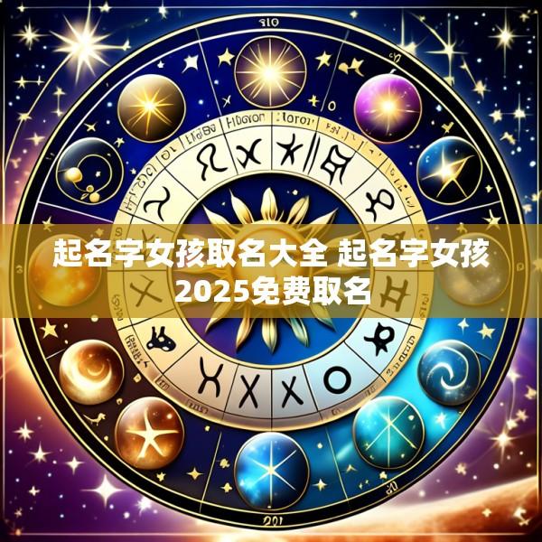 起名字女孩取名大全 起名字女孩2025免费取名