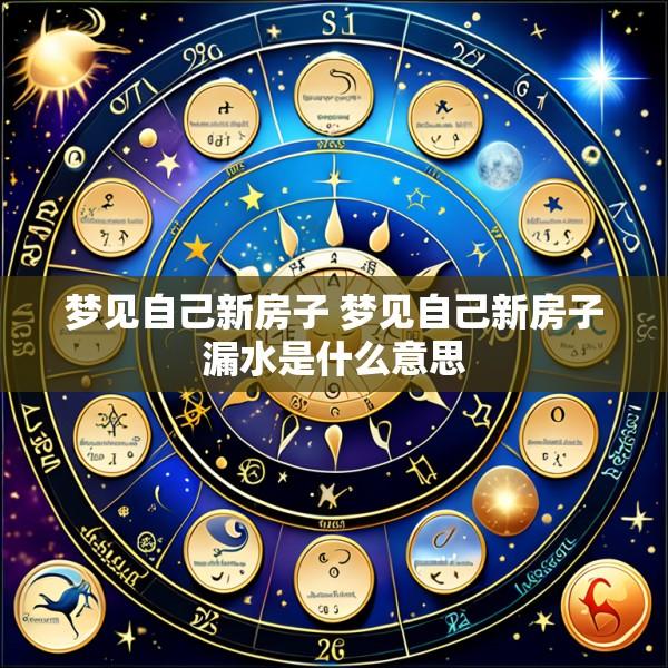 梦见自己新房子 梦见自己新房子漏水是什么意思