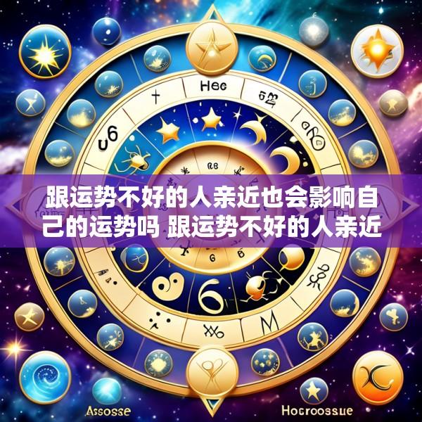 跟运势不好的人亲近也会影响自己的运势吗 跟运势不好的人亲近也会影响自己的运势吗为什么