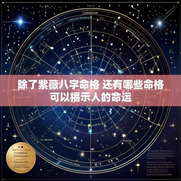 除了紫薇八字命格 还有哪些命格可以揭示人的命运