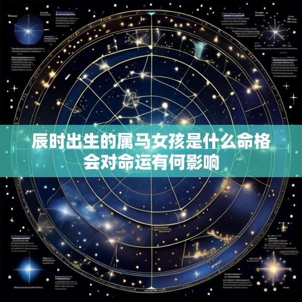 辰时出生的属马女孩是什么命格会对命运有何影响
