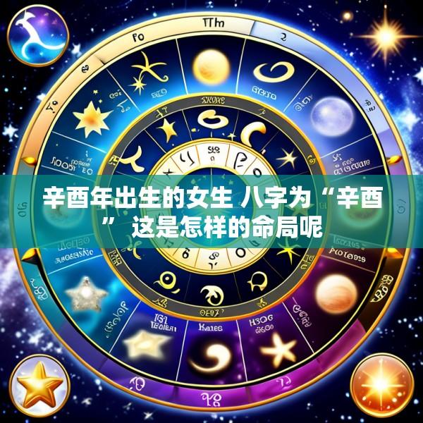 辛酉年出生的女生 八字为“辛酉” 这是怎样的命局呢