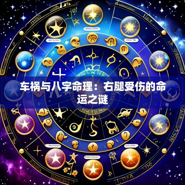 车祸与八字命理：右腿受伤的命运之谜