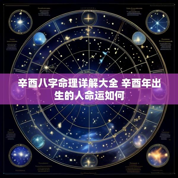 辛酉八字命理详解大全 辛酉年出生的人命运如何