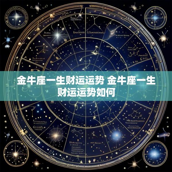 金牛座一生财运运势 金牛座一生财运运势如何
