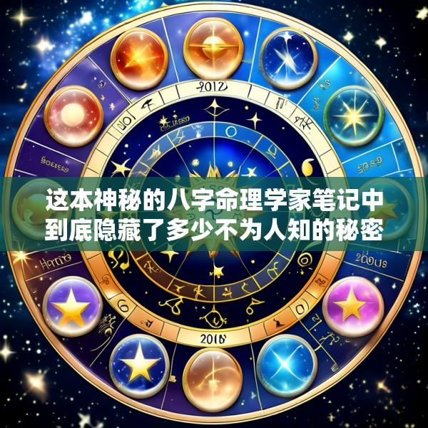 这本神秘的八字命理学家笔记中到底隐藏了多少不为人知的秘密