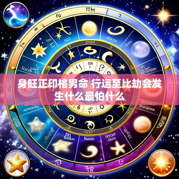 身旺正印格男命 行运至比劫会发生什么最怕什么