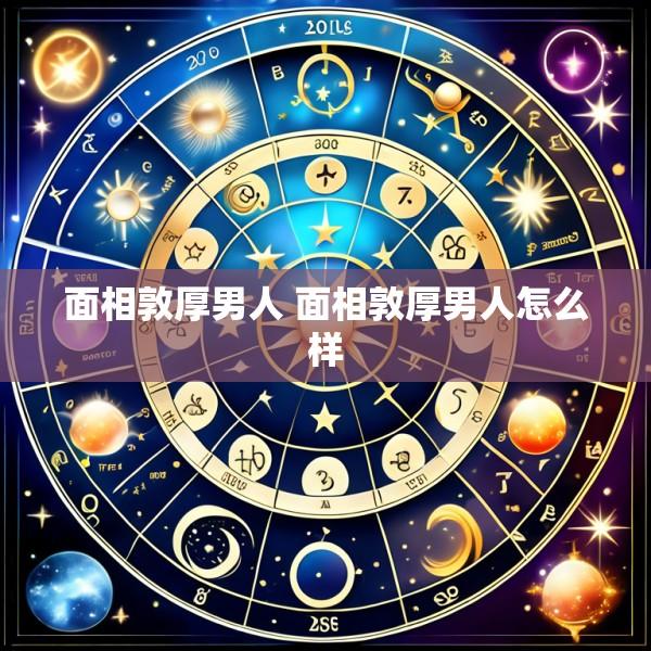 面相敦厚男人 面相敦厚男人怎么样