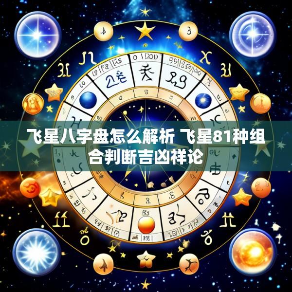 飞星八字盘怎么解析 飞星81种组合判断吉凶祥论