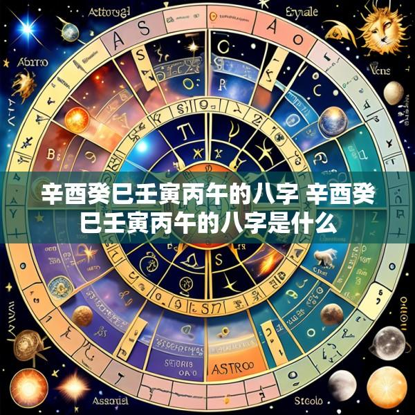 辛酉癸巳壬寅丙午的八字 辛酉癸巳壬寅丙午的八字是什么