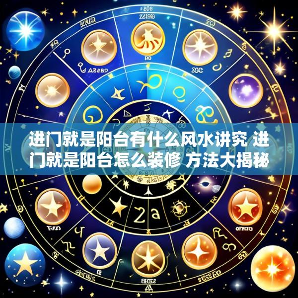 进门就是阳台有什么风水讲究 进门就是阳台怎么装修 方法大揭秘