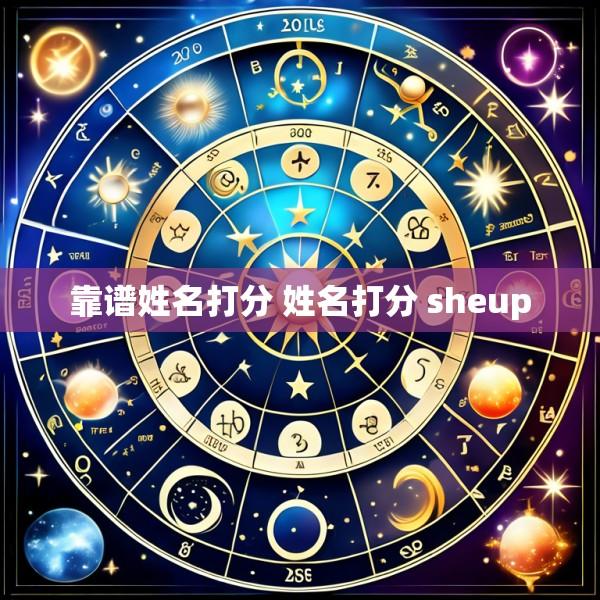 靠谱姓名打分 姓名打分 sheup