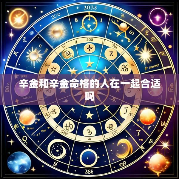 辛金和辛金命格的人在一起合适吗