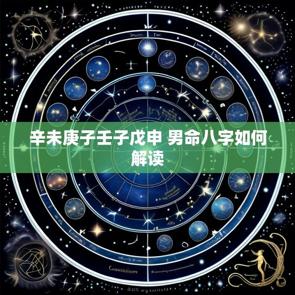 辛未庚子壬子戊申 男命八字如何解读