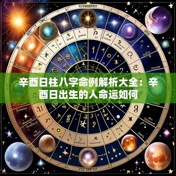 辛酉日柱八字命例解析大全:辛酉日出生的人命运如何