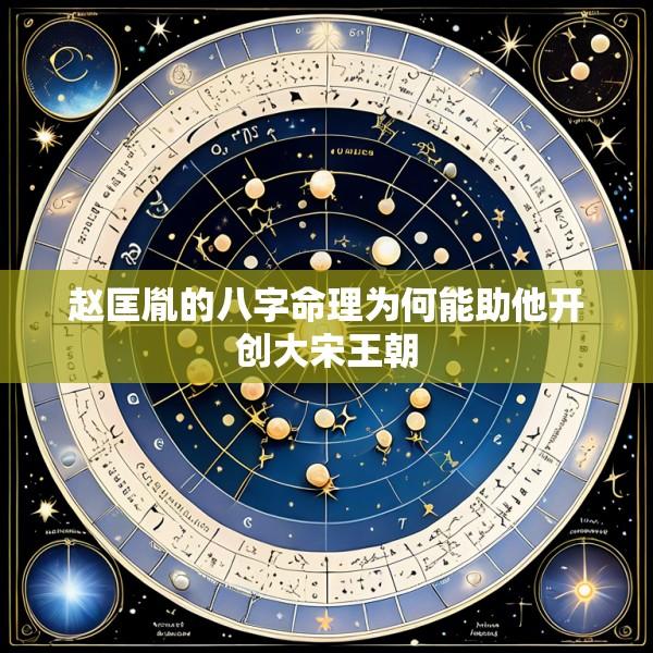 赵匡胤的八字命理为何能助他开创大宋王朝