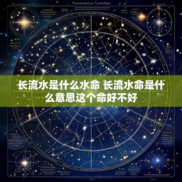 长流水是什么水命 长流水命是什么意思这个命好不好