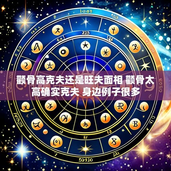 颧骨高克夫还是旺夫面相 颧骨太高确实克夫 身边例子很多