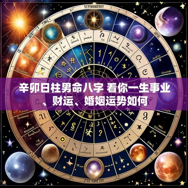 辛卯日柱男命八字 看你一生事业、财运、婚姻运势如何