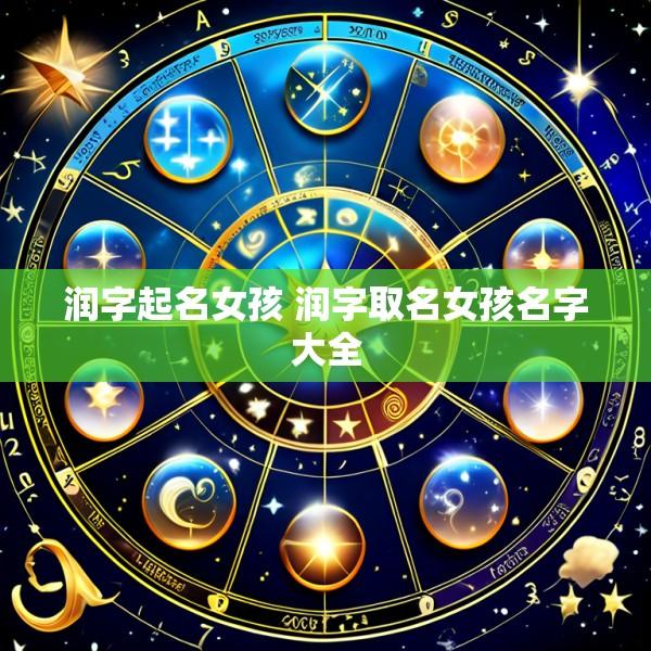 润字起名女孩 润字取名女孩名字大全