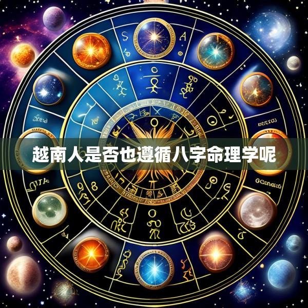 越南人是否也遵循八字命理学呢