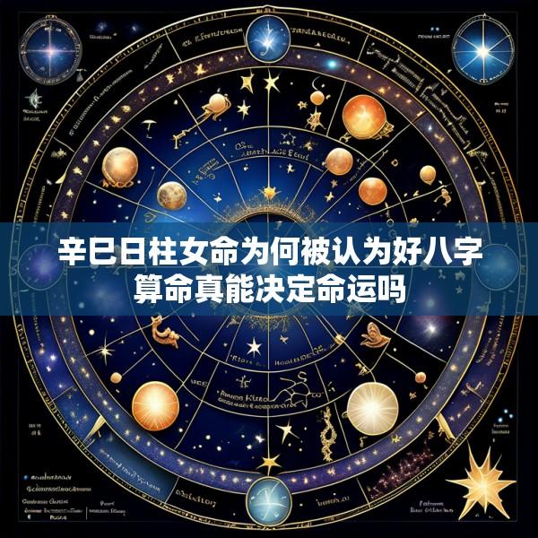 辛巳日柱女命为何被认为好八字算命真能决定命运吗