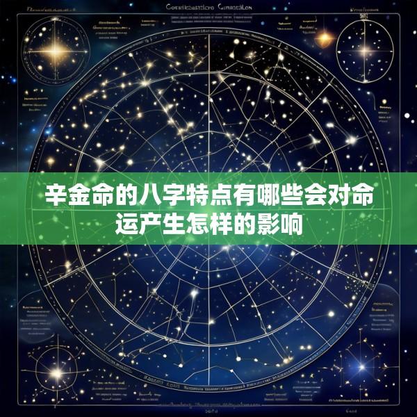 辛金命的八字特点有哪些会对命运产生怎样的影响