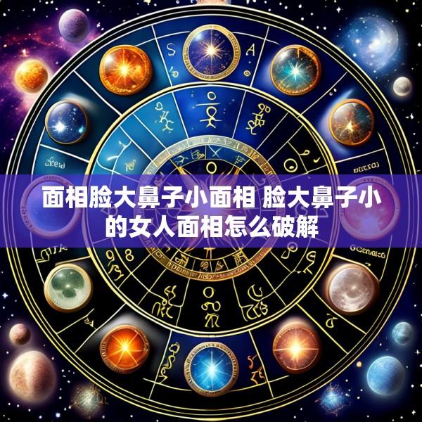 面相脸大鼻子小面相 脸大鼻子小的女人面相怎么破解