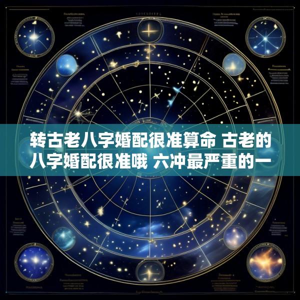 转古老八字婚配很准算命 古老的八字婚配很准哦 六冲最严重的一组