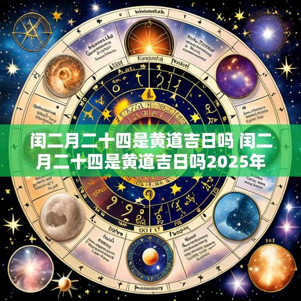 闰二月二十四是黄道吉日吗 闰二月二十四是黄道吉日吗2025年