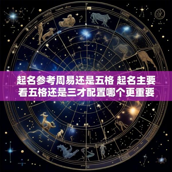 起名参考周易还是五格 起名主要看五格还是三才配置哪个更重要