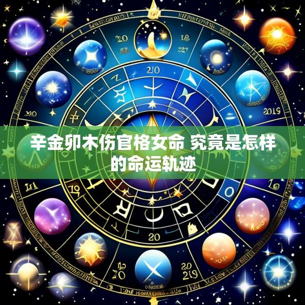 辛金卯木伤官格女命 究竟是怎样的命运轨迹