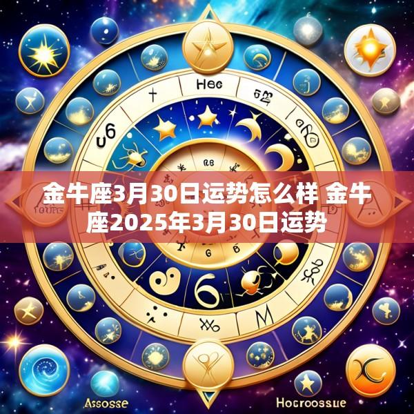 金牛座3月30日运势怎么样 金牛座2025年3月30日运势