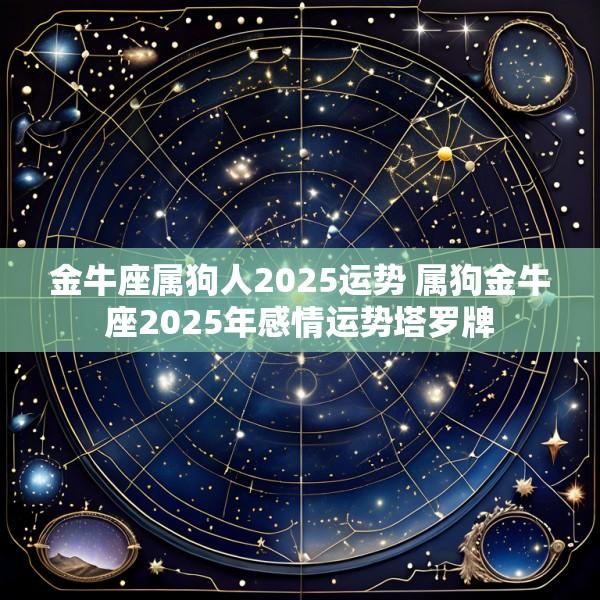 金牛座属狗人2025运势 属狗金牛座2025年感情运势塔罗牌