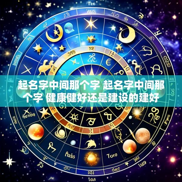 起名字中间那个字 起名字中间那个字 健康健好还是建设的建好