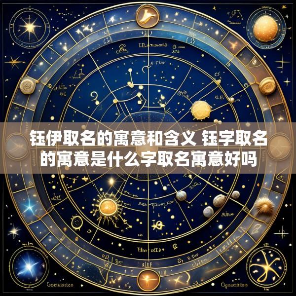 钰伊取名的寓意和含义 钰字取名的寓意是什么字取名寓意好吗