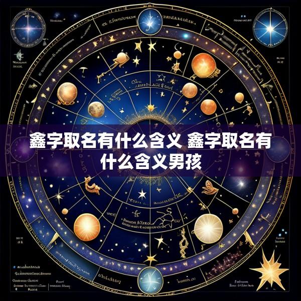 鑫字取名有什么含义 鑫字取名有什么含义男孩