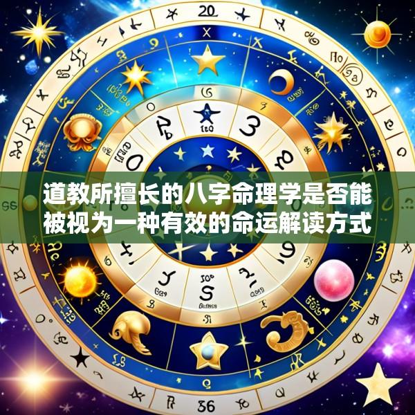 道教所擅长的八字命理学是否能被视为一种有效的命运解读方式