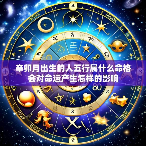 辛卯月出生的人五行属什么命格会对命运产生怎样的影响