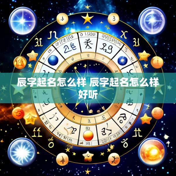 辰字起名怎么样 辰字起名怎么样好听