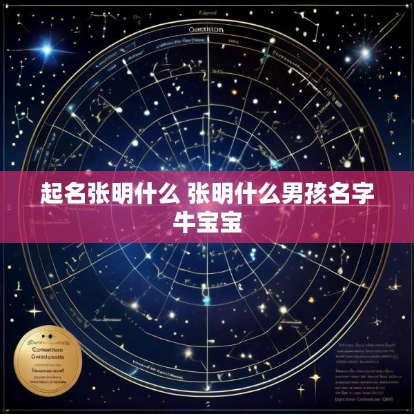 起名张明什么 张明什么男孩名字牛宝宝