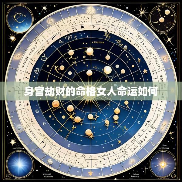 身宫劫财的命格女人命运如何