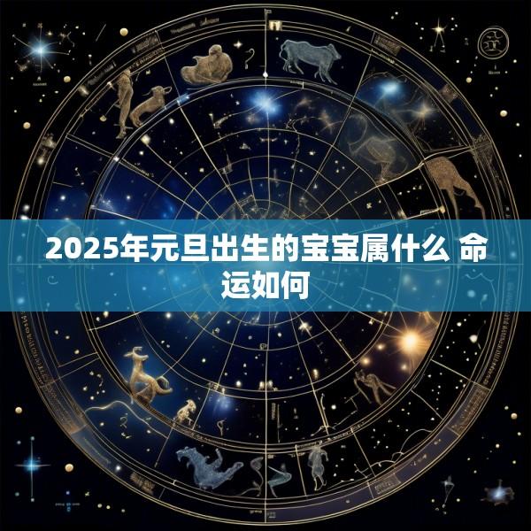 2025年元旦出生的宝宝属什么 命运如何