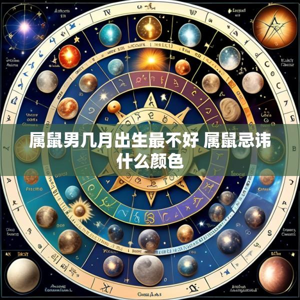 属鼠男几月出生最不好 属鼠忌讳什么颜色