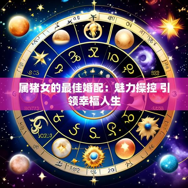 属猪女的最佳婚配:魅力操控 引领幸福人生