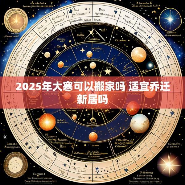 2025年大寒可以搬家吗 适宜乔迁新居吗