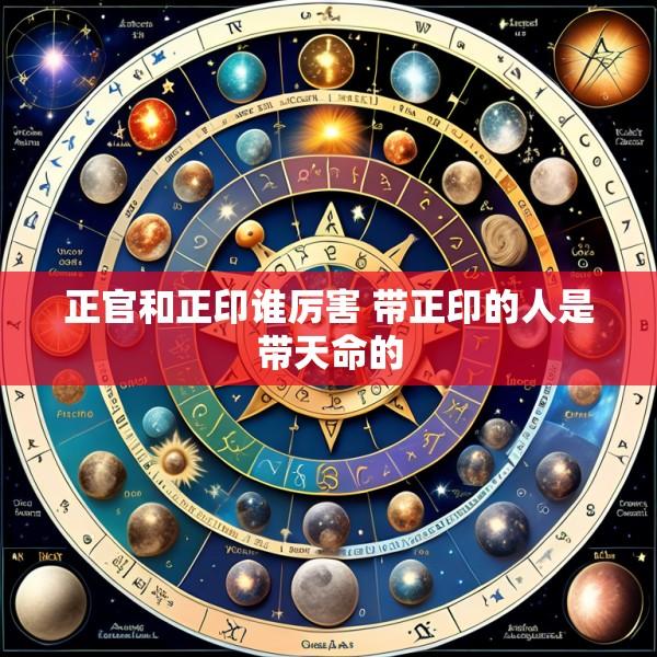 正官和正印谁厉害 带正印的人是带天命的