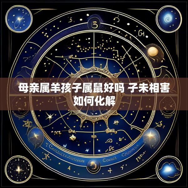 母亲属羊孩子属鼠好吗 子未相害如何化解